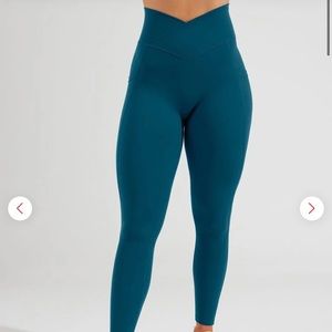 Buffbunny Monarch High Rise Legging Secret Garden Teal M